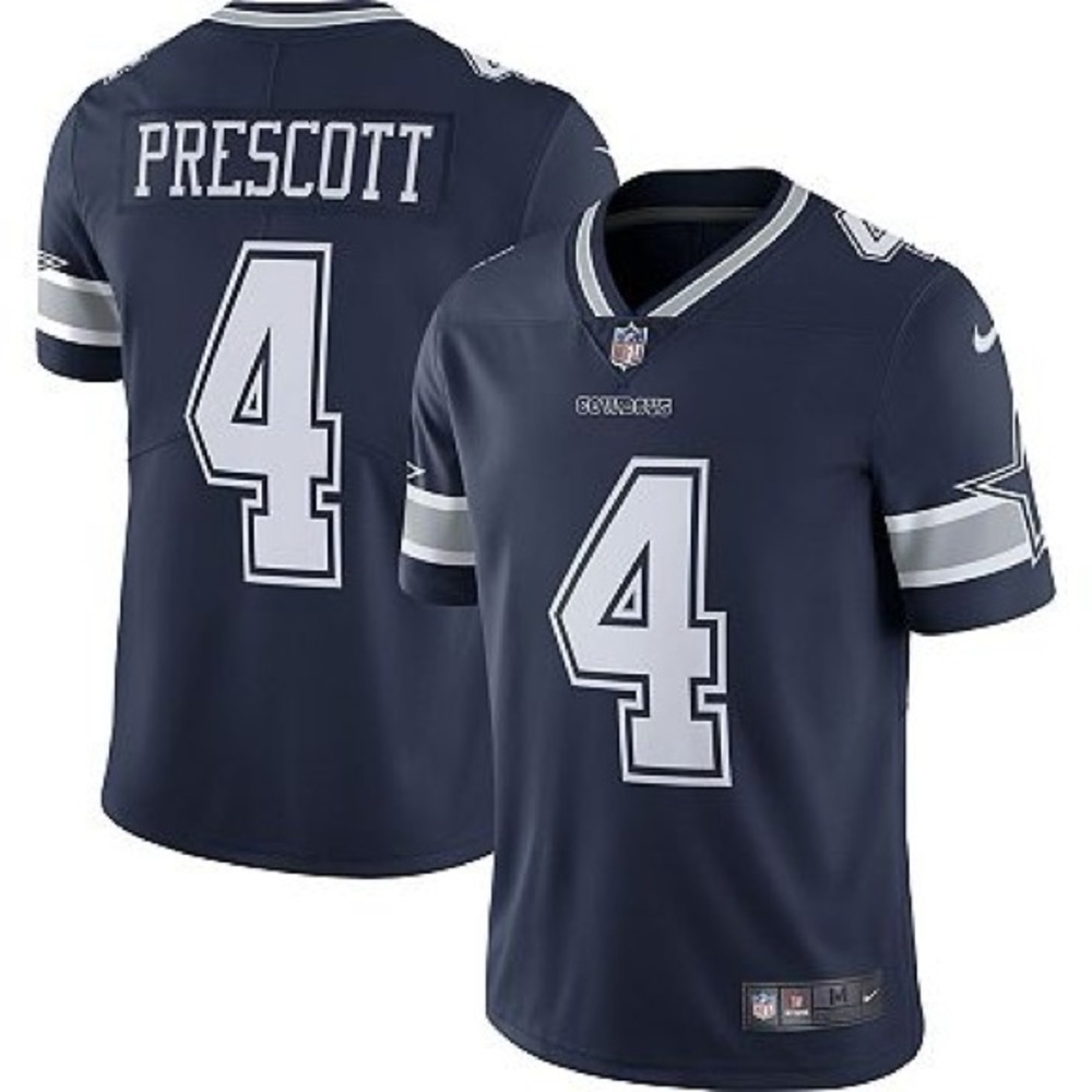 NWT Nike NFL Onfield Dallas Cowboys Vapor Limited Players {Dak Prescott} Jersey